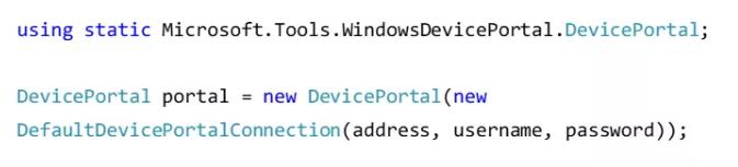 創(chuàng)建DevicePoral對象