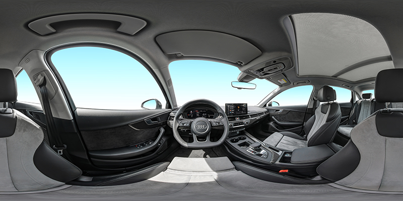 奧迪汽車內(nèi)部全景漫游