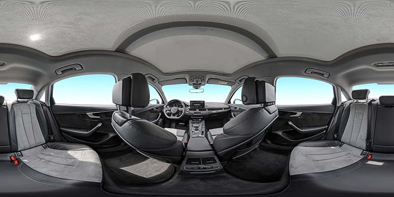 奧迪汽車內(nèi)部全景漫游