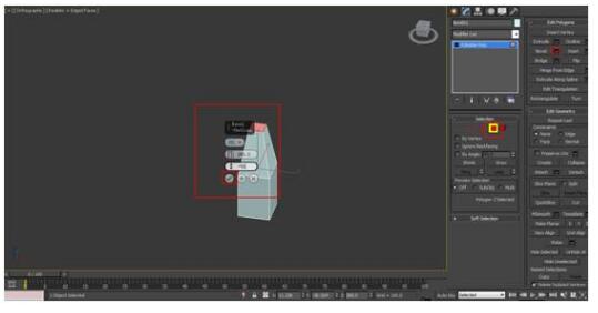 選擇頂面進(jìn)行Bevel