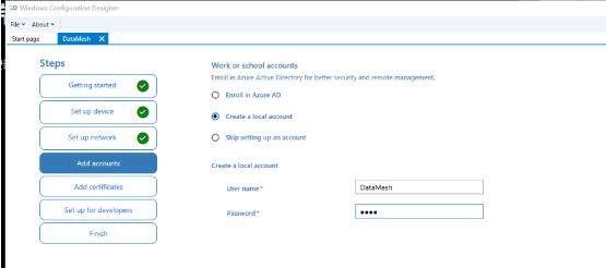 HoloLens配置創(chuàng)建本地賬戶