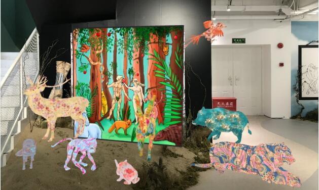AR《伊甸園》為靈感的畫(huà)作