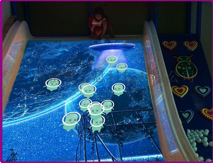 互動(dòng)滑梯，多媒體制作